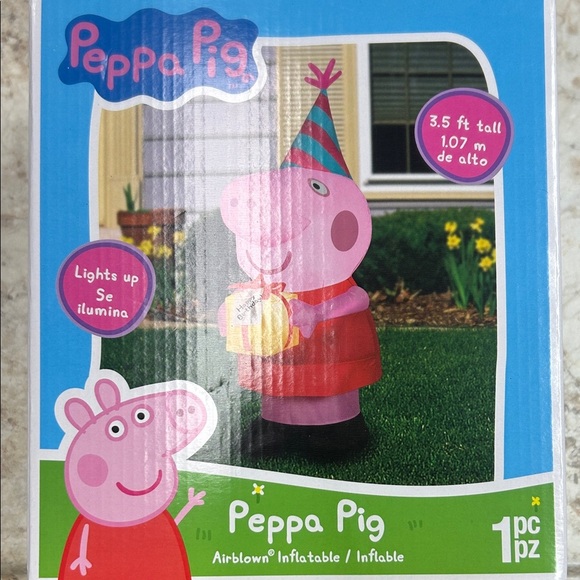 Peppa Pig Other - Peppa Pig Airblown Inflatable - Pink and Blue